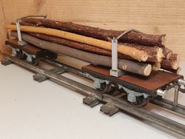 Ein Buco Stammholz Wagen in Spur 0
