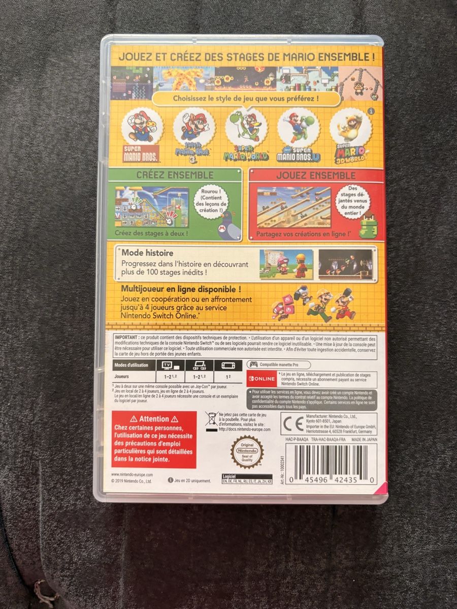 Nintendo Giochi: Jeu Nintendo Switch Super Mario Maker 2 bon état – Usato da Carouge GE venduto da irma016 2