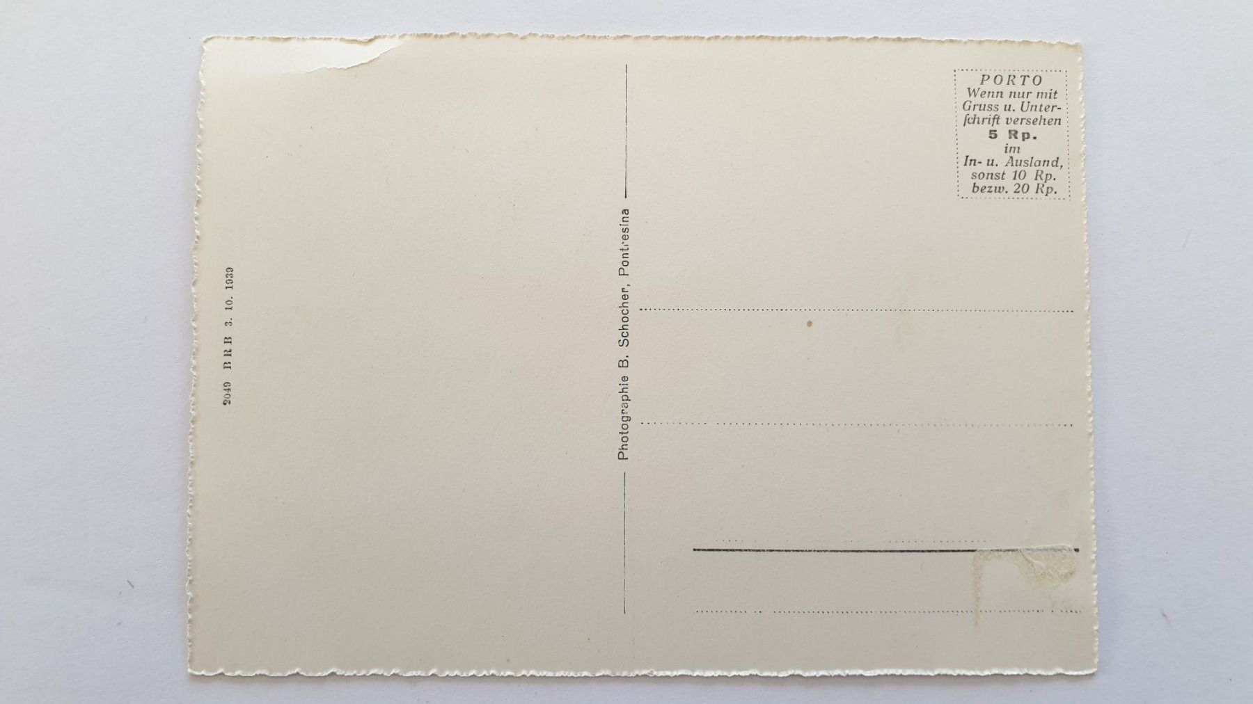 Cartoline postali: Roseggletscher. Oberengadin. Graubünden. 3 Ansichtskarten. – Usato da Goldach venduto da armando_r 5