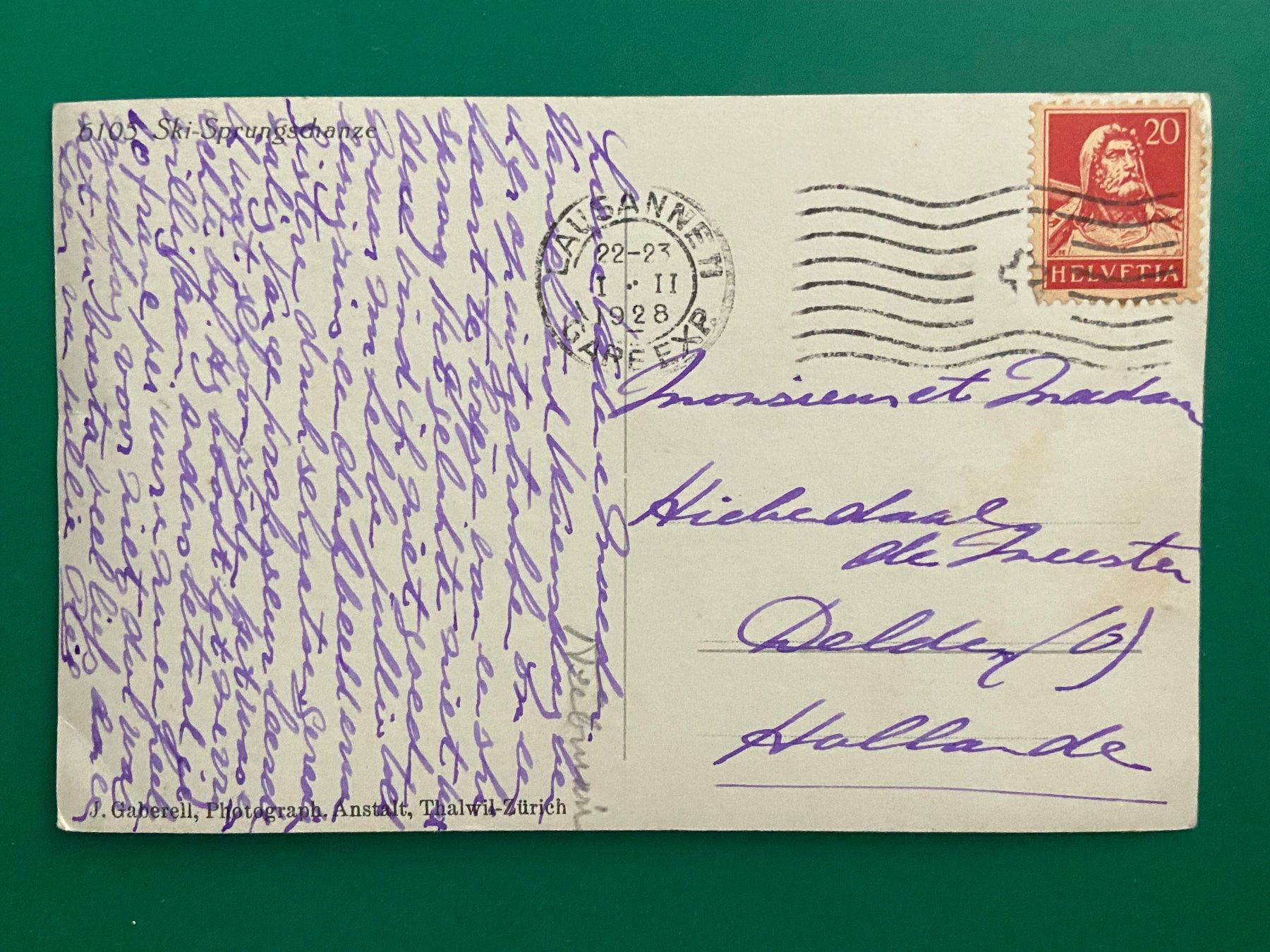 Cartoline postali: Skisprungschanze – Usato da Steg VS venduto da _vinci_ 1