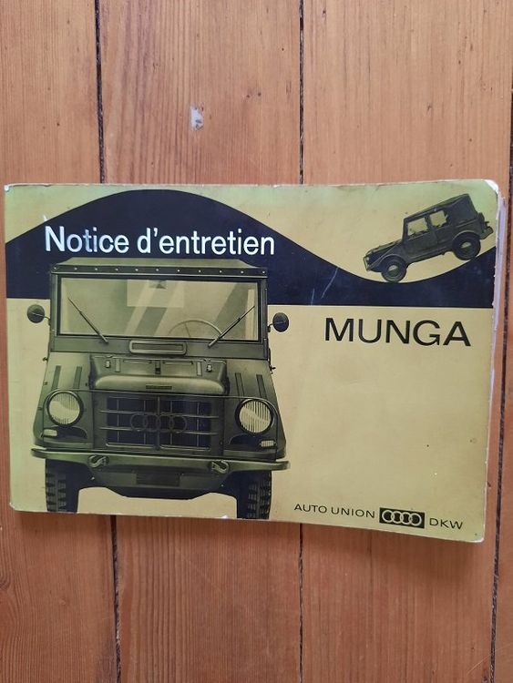 DKW- Munga Betriebsanleitung (Gebraucht) in Burgdorf für CHF 20 – mit ...