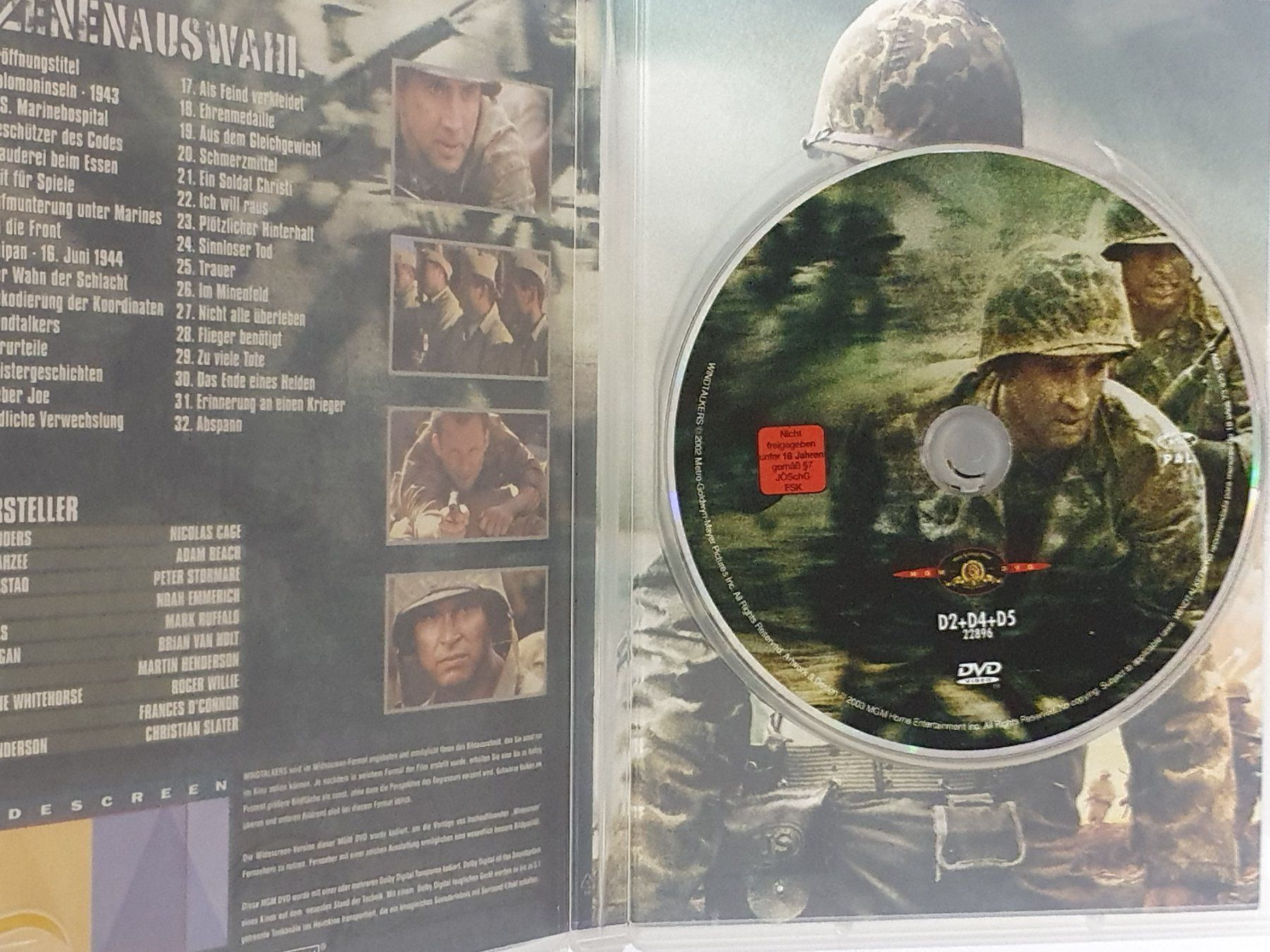 Tutti i DVDs: Windtalkers DVD – Usato da Oberdorf BL venduto da BaldenEagle 1