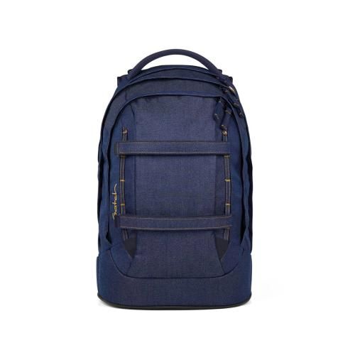 Satch Zaini: satch Pack Schulrucksack 3-tlg. Set - denim blue – Nuovo e nell'imballaggio originale da St. Gallen venduto da sportglobe 4