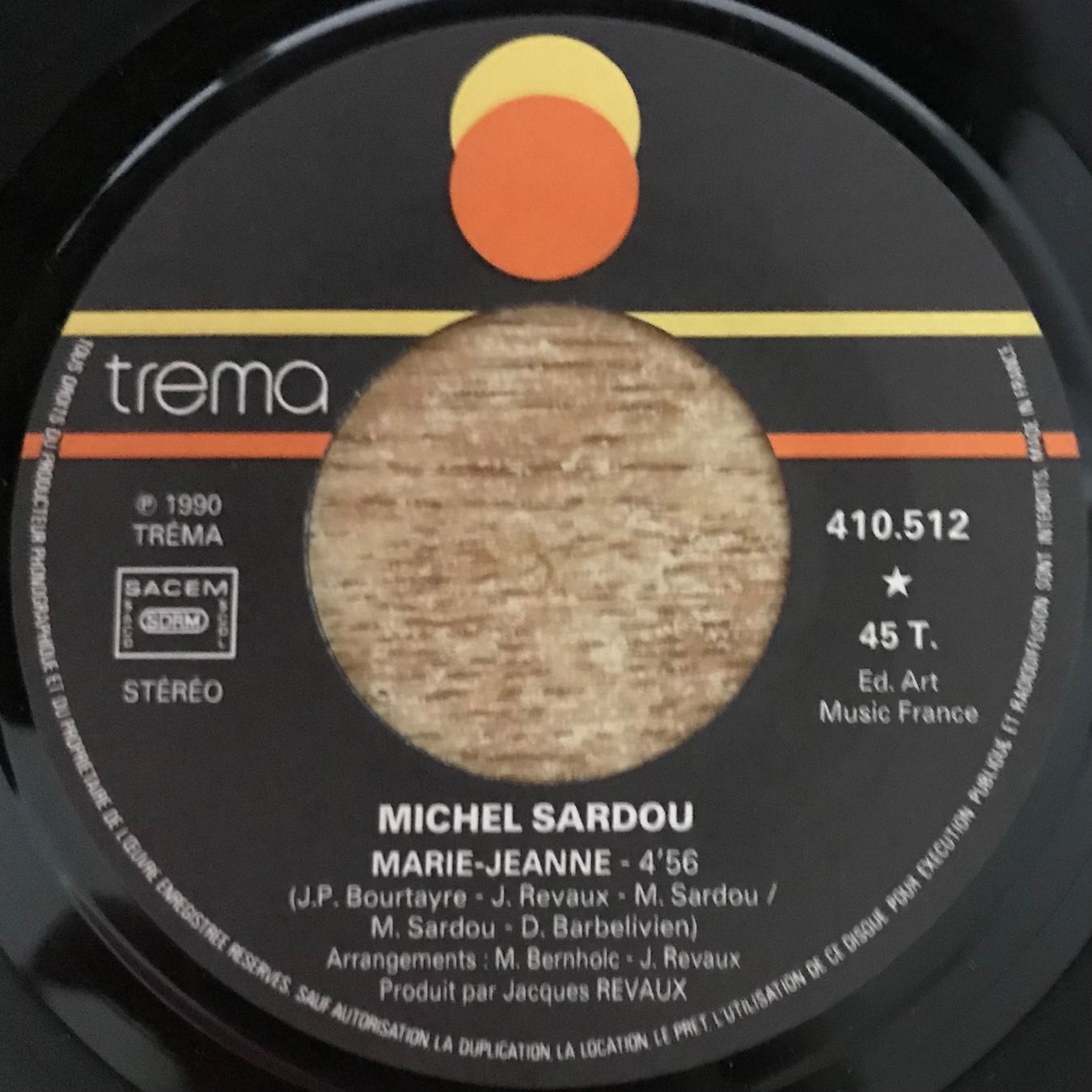 Schallplatten: MICHEL SARDOU - MARIE-JEANNE – Gebraucht aus Bussigny von vinyl-pas-cher 2