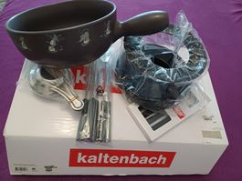 Fondue Set, NEU, 5-teilig, Mäuseaufdruck