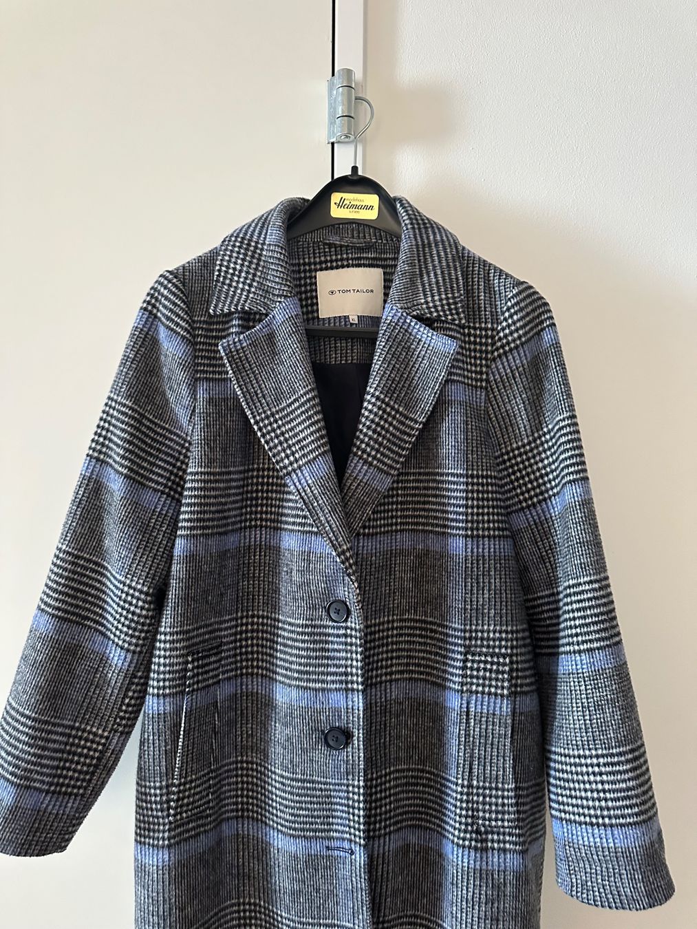 Tom Tailor Cappotti: Tom Tailor Langer karierter Mantel – Nuovo (secondo la descrizione) da Luzern venduto da Sommer_26 4