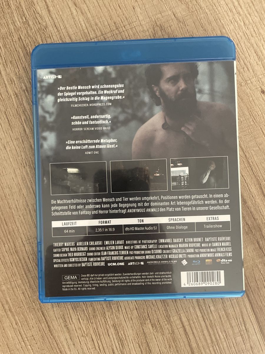 Tutti i DVDs: Anonymous Animals (2020, Uncut) BluRay – Usato da Hagendorn venduto da masterchieff 1