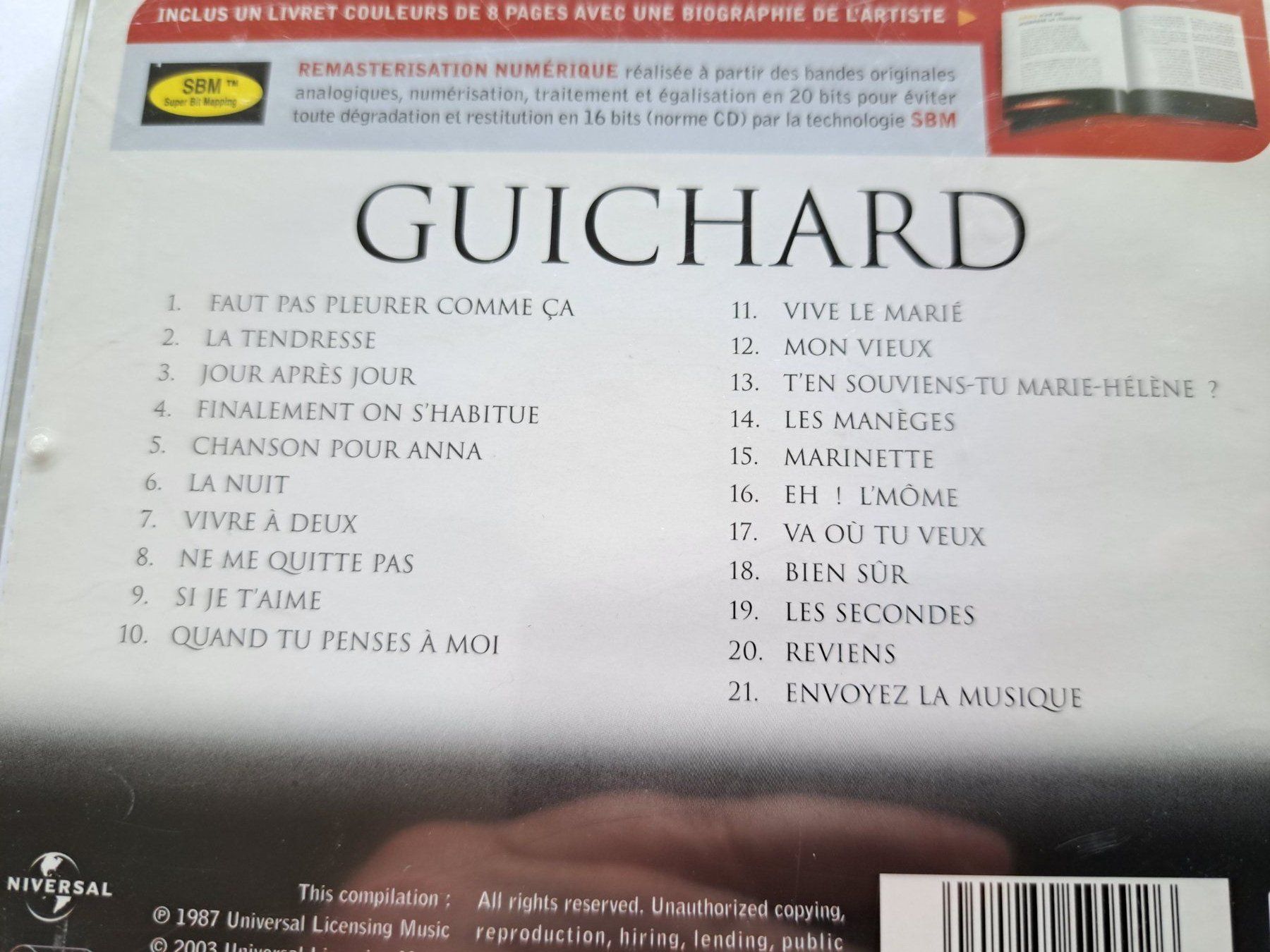 CD: Cd Daniel Guichard - Master série  – Usato da Pully venduto da bro_n52j 2