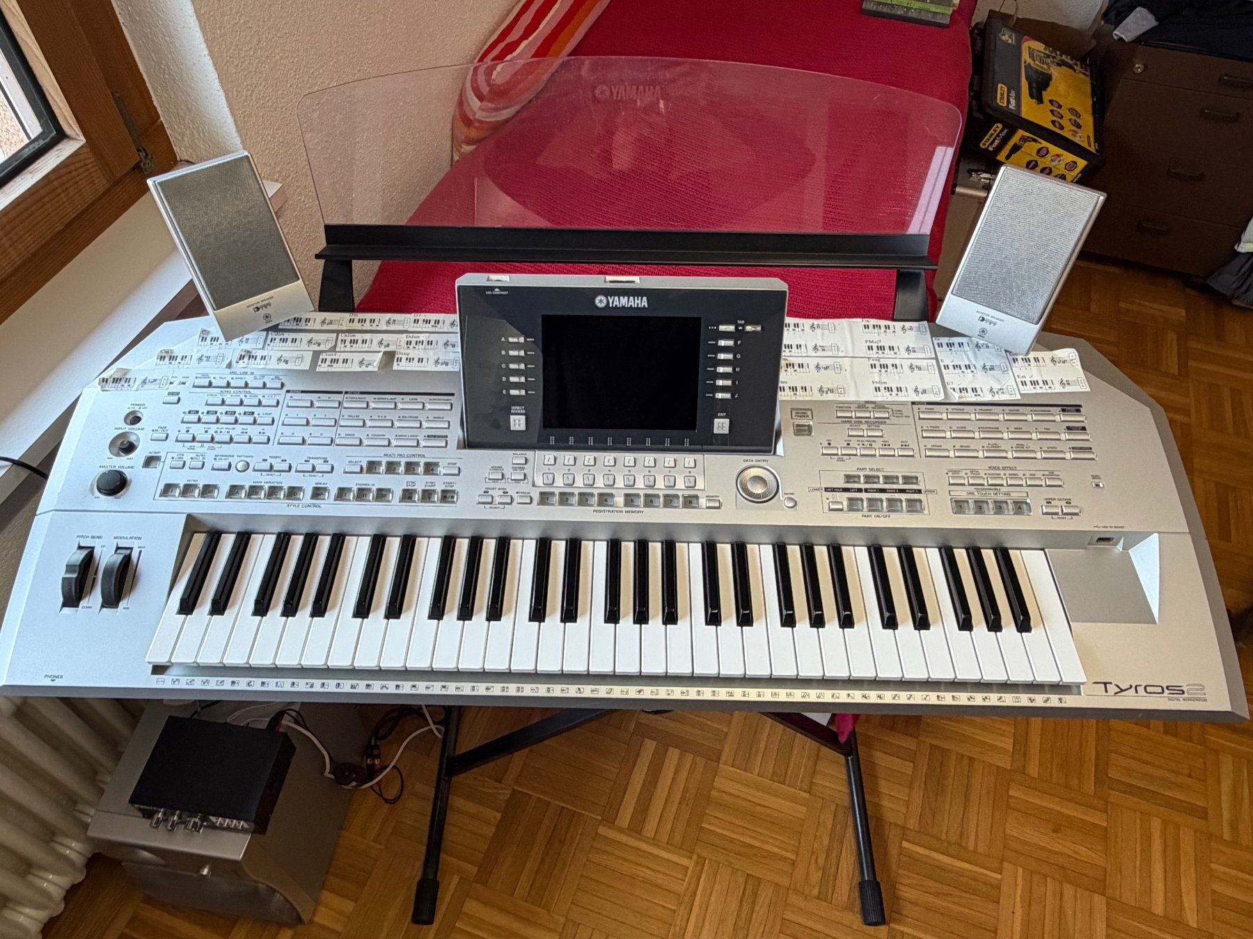 Yamaha Instruments de musique: Keyboard Yamaha Tyros 2 – D'occasion à Pfaffhausen par Zafira1967