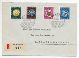Satzbrief 1948 St. Moritz V. Olymp. Winterspiele🏒🎿