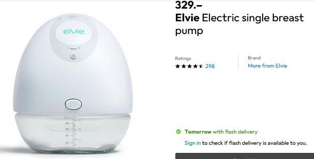 Elvie Accessori per l’allattamento: Elvie Electric single breast pump – Usato da Collonges venduto da arashee 1