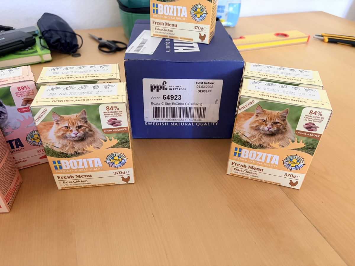 Futter: Bozita Katzenfutter – Neu und originalverpackt aus Zürich von mcfireZ 1