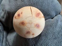 Arven Kugel, gedrechselt. Walliser Arve ( Zirbe)