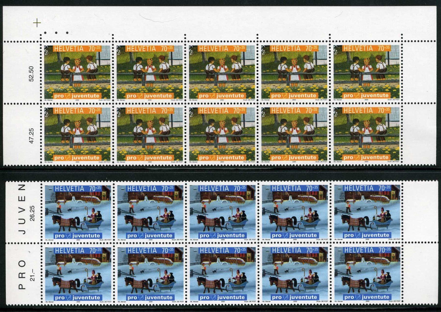 Tutti i francobolli: Timbres CH – Nuovo (secondo la descrizione) da Mayens-de-Chamoson venduto da Chotz
