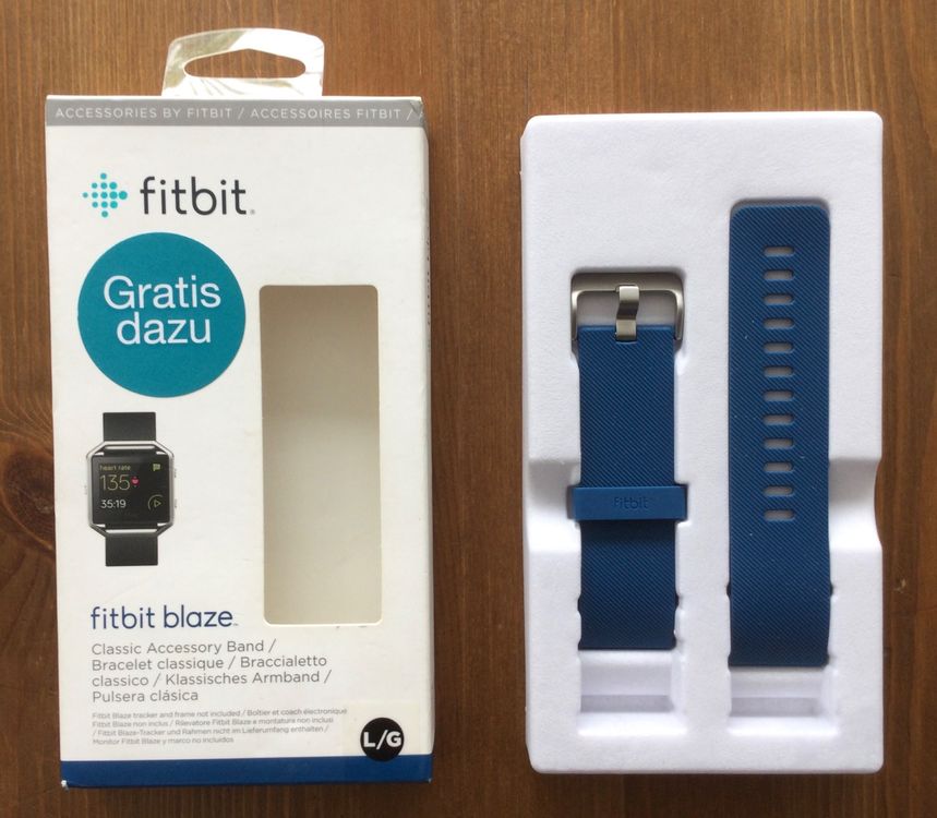 Ersatzarmband (blau) zu Fitbit Blaze Kaufen auf Ricardo