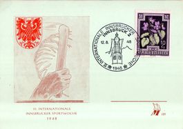 INSBRUCKER SPORTWOCHE MIT SONDERSTEMPEL - DI275