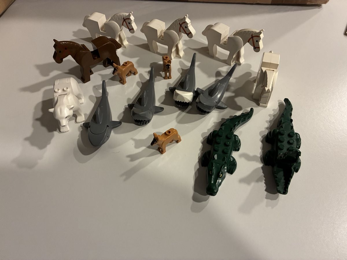 Lego Kit di costruzioni: Lego Tierfiguren und Bauplatten – Usato da Stäfa venduto da greety1981 3