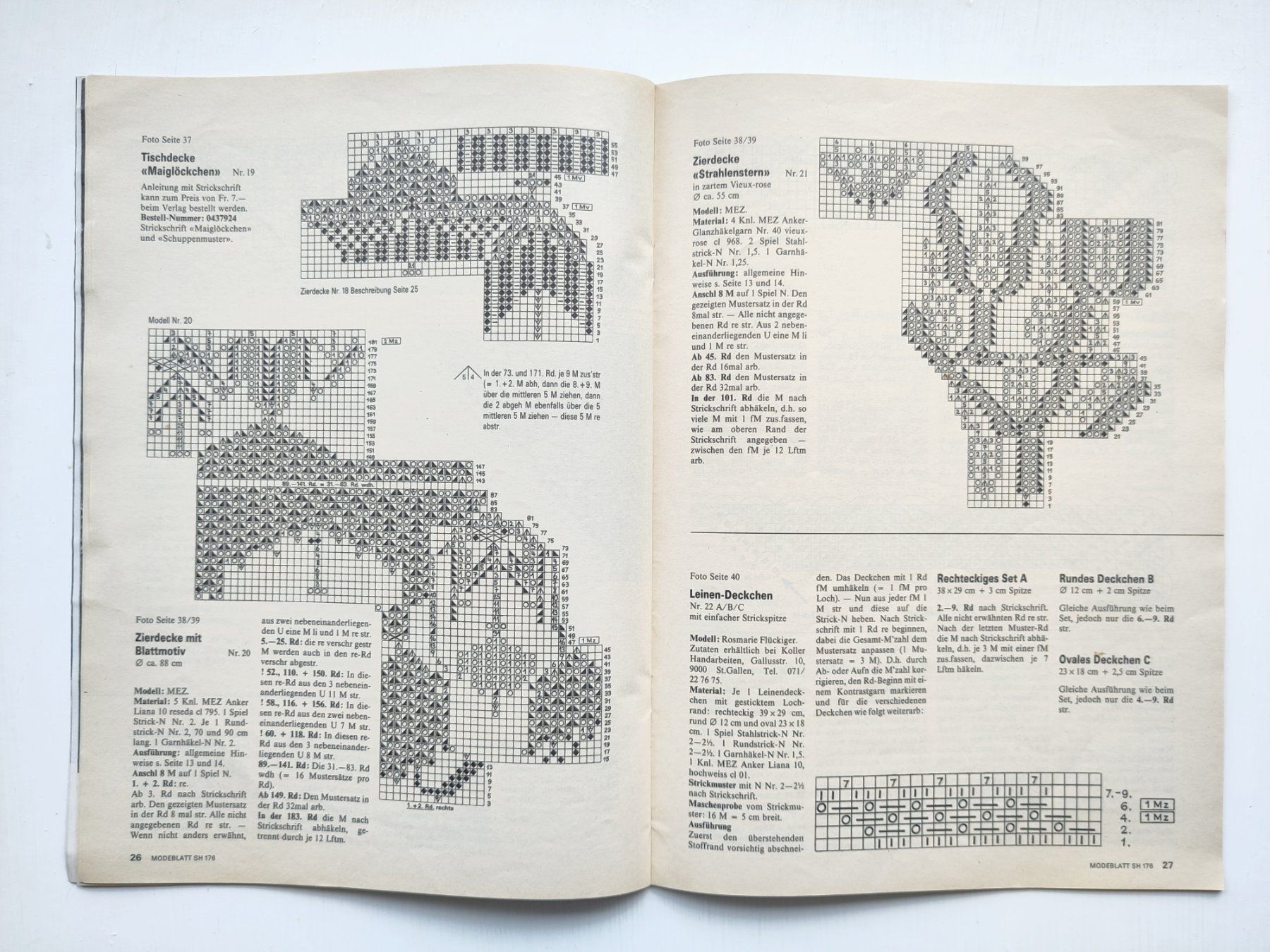 Zeitschriften & Magazine: KUNSTSTRICKEN - Meyers Modeblatt Sonderheft 176 – Gebraucht aus Pfäffikon ZH von rabali 6