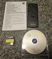 PlayStation 2 Fernbedienung mit DVD Player Disc + Anleitung