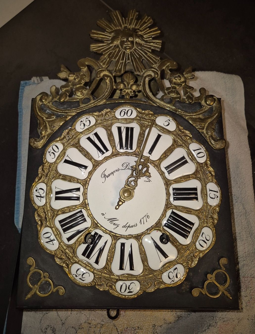 Stand- & Wanduhren: Comtoise-Uhr, Morbier-Uhr, franz. – Gebraucht aus Vilters von Fleiflomi 5