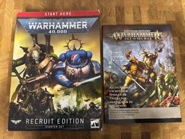 Warhammer 40.000:Recruit Starter Set Handbuch &Age of Sigmar