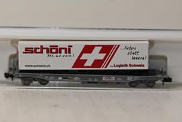 Güterwagen Schöni Logistik Schweiz HUPAC Roco Spur N