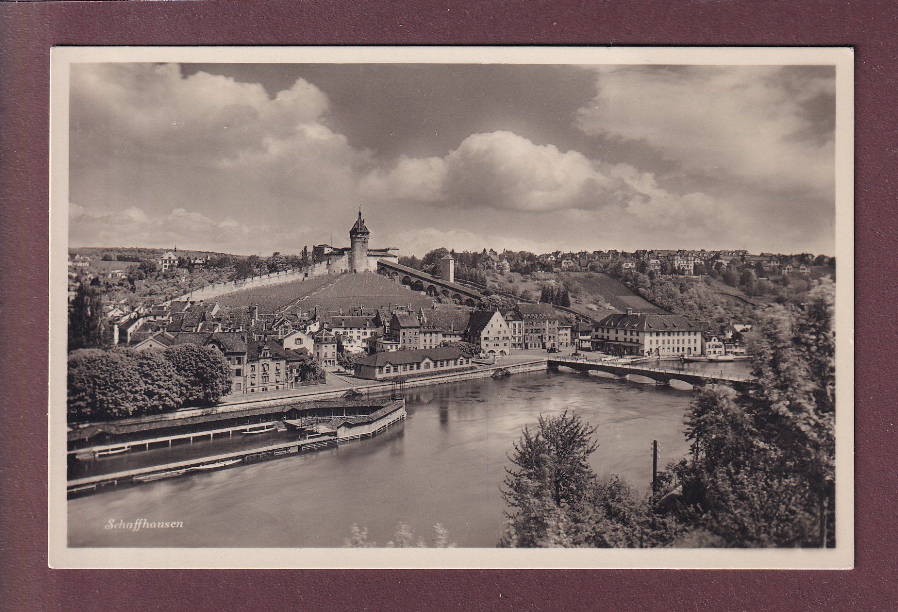 Cartes postales: SCHAFFHAUSEN - Munot - Schiff - 1944 – D'occasion à Pully par nicecards