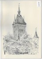 Zürich - Landesmuseum - Künstlerkarte