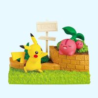 PIKACHU & CHERUBI – Pokémon Garden – Figur Figurine Re Ment