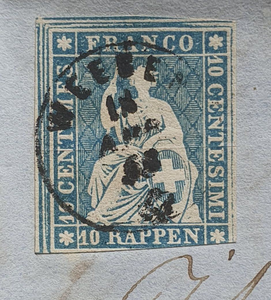 Tous les timbres: Strubel 23C Weesen – D'occasion à Balgach par SIMEON27 1