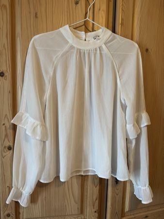 Clockhouse Bluse, Gr. 36, weiss, neuwertig