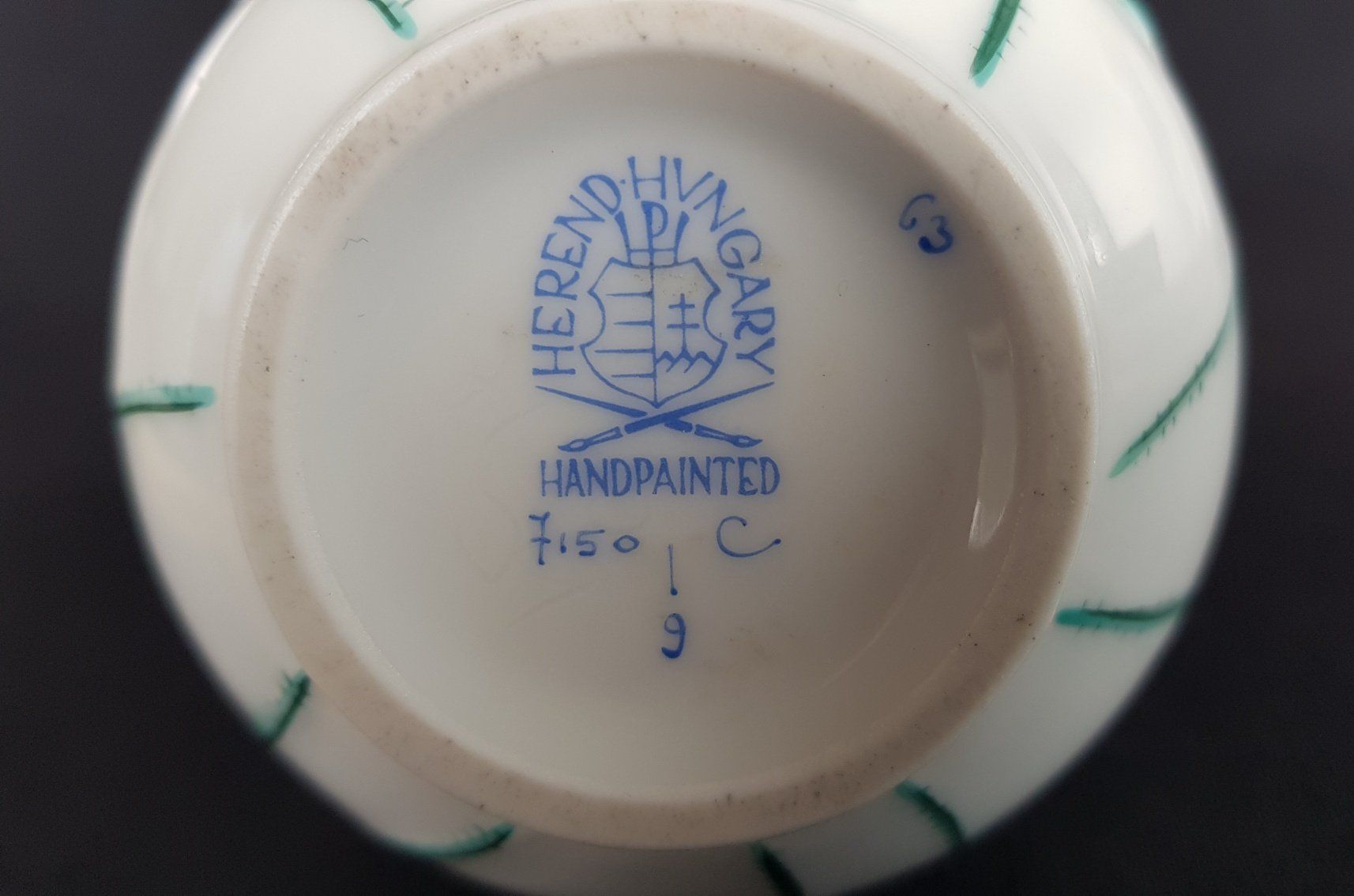 Herend Vasi & Recipienti: Herend - " Vase Mohnblüte " -  aus  Schweizer Sammlung – Usato da Horw venduto da Kunstreich7 3