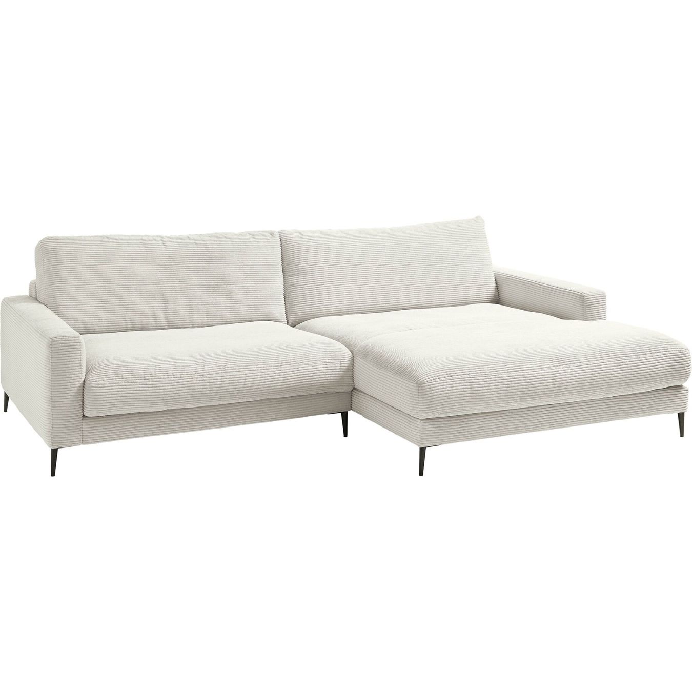 Sofas: Ecksofa  Uptown in Cord Snow rechts – Neu und originalverpackt aus Bischofszell von deluxe-moebel 2