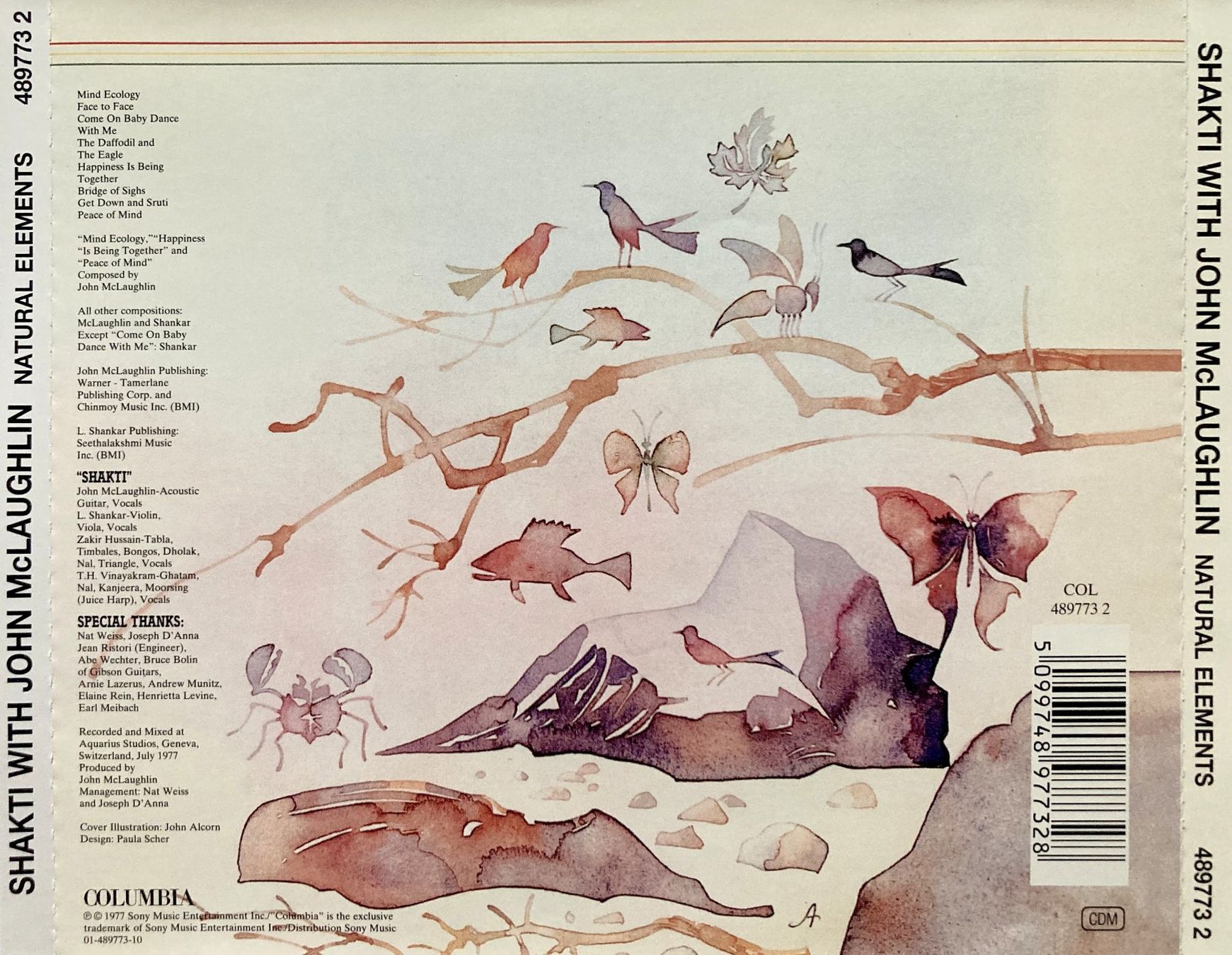 CDs: SHAKTI WITH JOHN McLAUGHLIN - NATURAL ELEMENTS – Gebraucht aus Bottens von hotter-than-hell 1