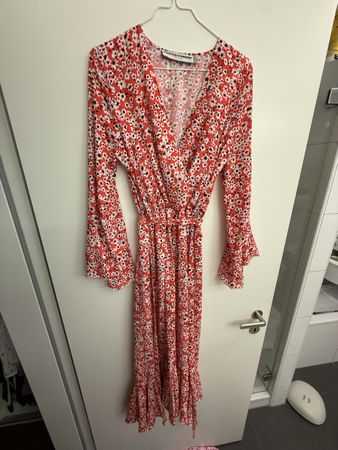 Sommerkleid rot Blumenmuster Gr. 38, Twisted Wunder, top Zus