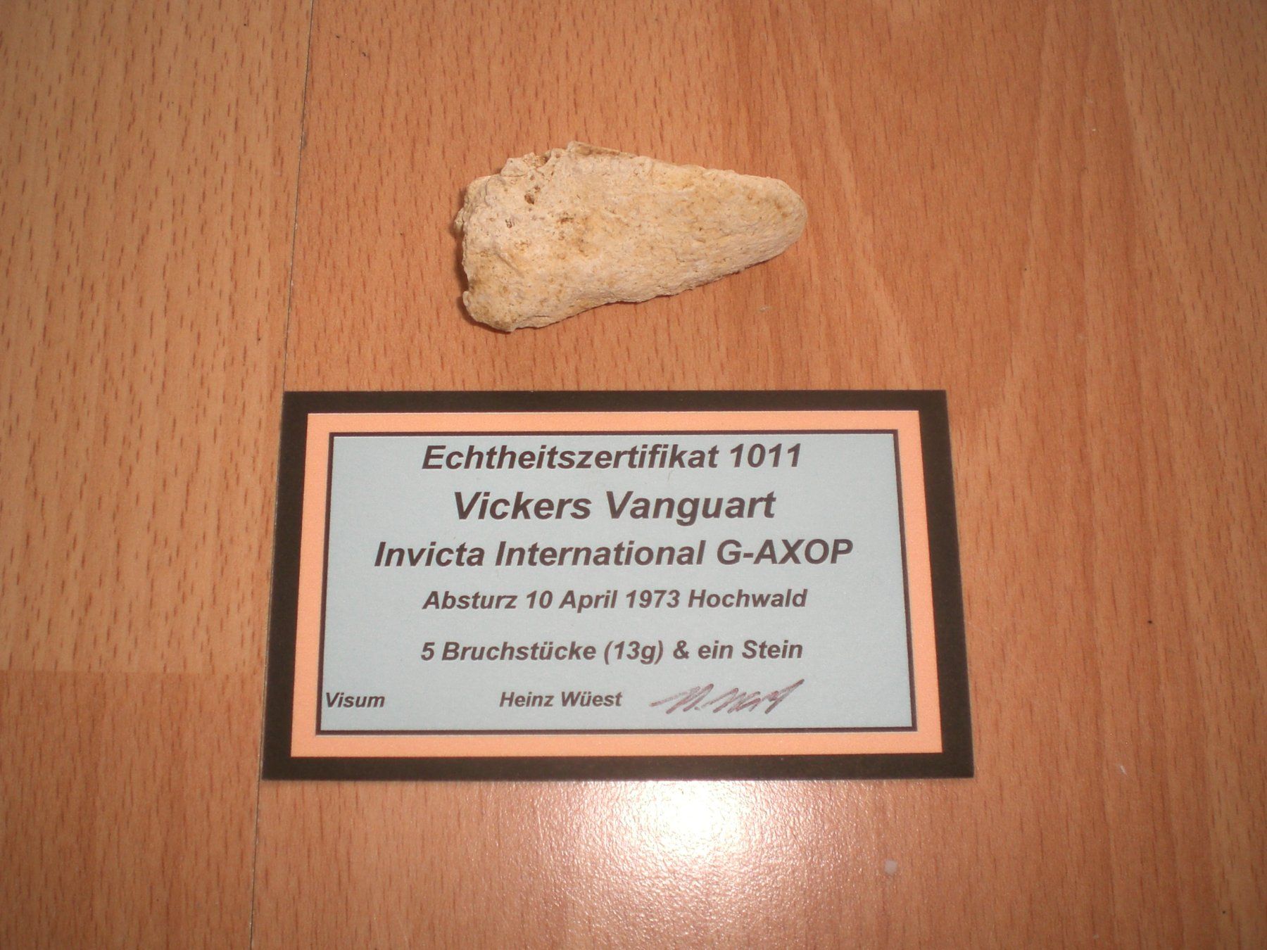 Misurare: Luftfahrtarchöologie Vickers Vanguart – Usato da Grellingen venduto da Neuron67 7