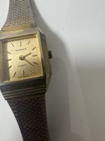 Damen Armbanduhr QUASAR Quartz Goldfarben Stainless Steel Ba