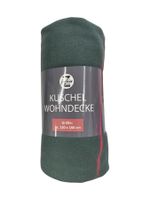 Kuscheldecke Fleece Decke mit Kreuzstich, 130x160 cm