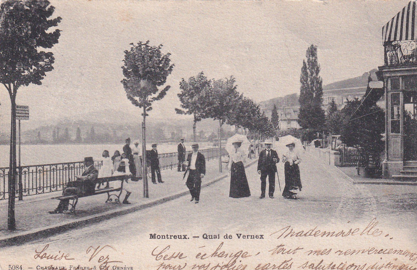 Cartoline postali: Montreux - quai de Vernex – Usato da Cormoret venduto da Pascalll2001