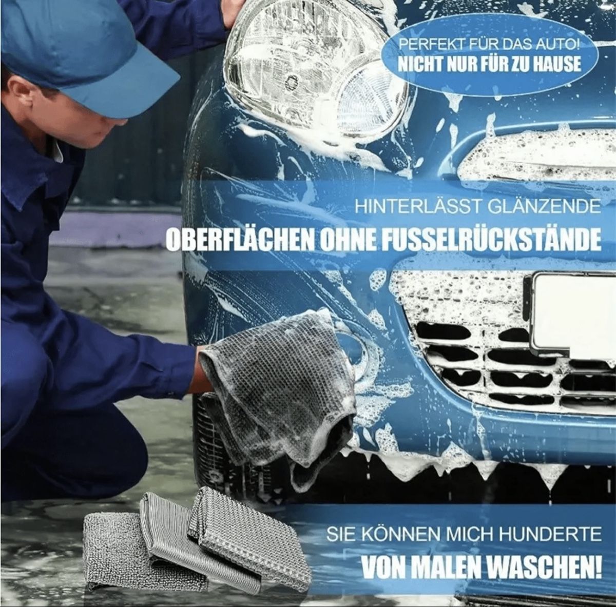 Sonstiges für Haushalt & Wohnen: Auto Reinigungs Set, 11 Teilig, Microfaser, Neu! – Neu und originalverpackt aus Emmenbrücke von engueteDeal 5