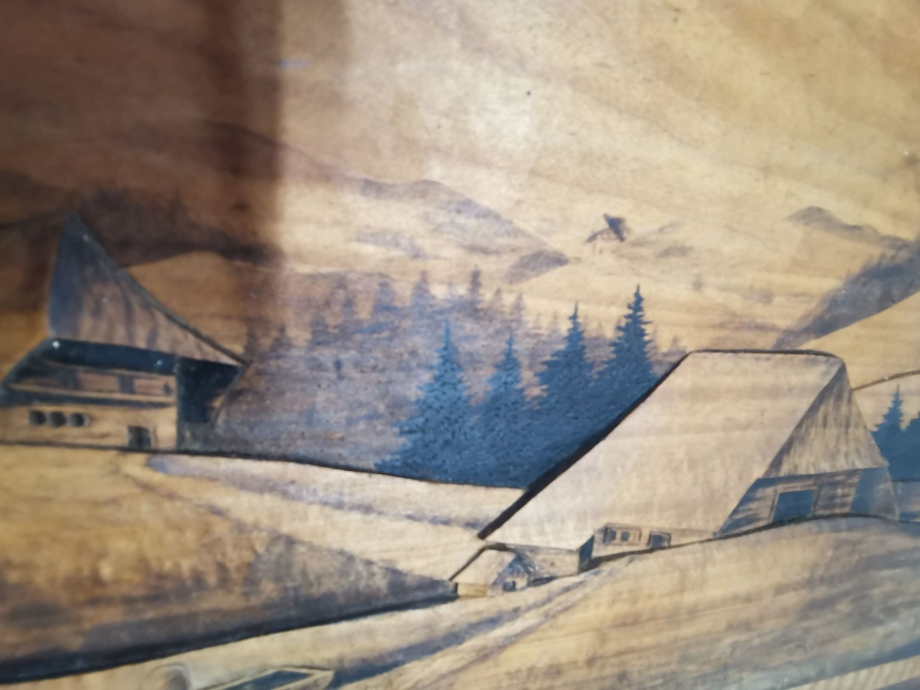 Poster & Bilder: Antikes Schweizer Holzreliefbild Handgeschnitzt – Gebraucht aus Suhr von Brocki-Suhr 6