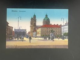 Postkarte 1913 München Odeonplatz     (V902)
