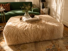 Vetsak Faux-Fur Pouf (bis 28.08, danach weg)