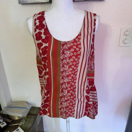 ROSSO35 Design Sommer Top 100% Seide gr.36