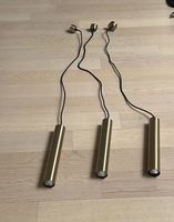 3 Pendelleuchten, Bronze (neu, ungebraucht)