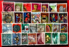 Bundesfeier - Pro Patria Briefmarken  gestempelt