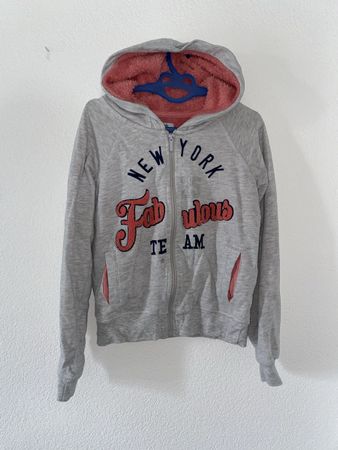 Kinder Hoodie Sweatjacke mit Plüsch Futter Grösse 146/152