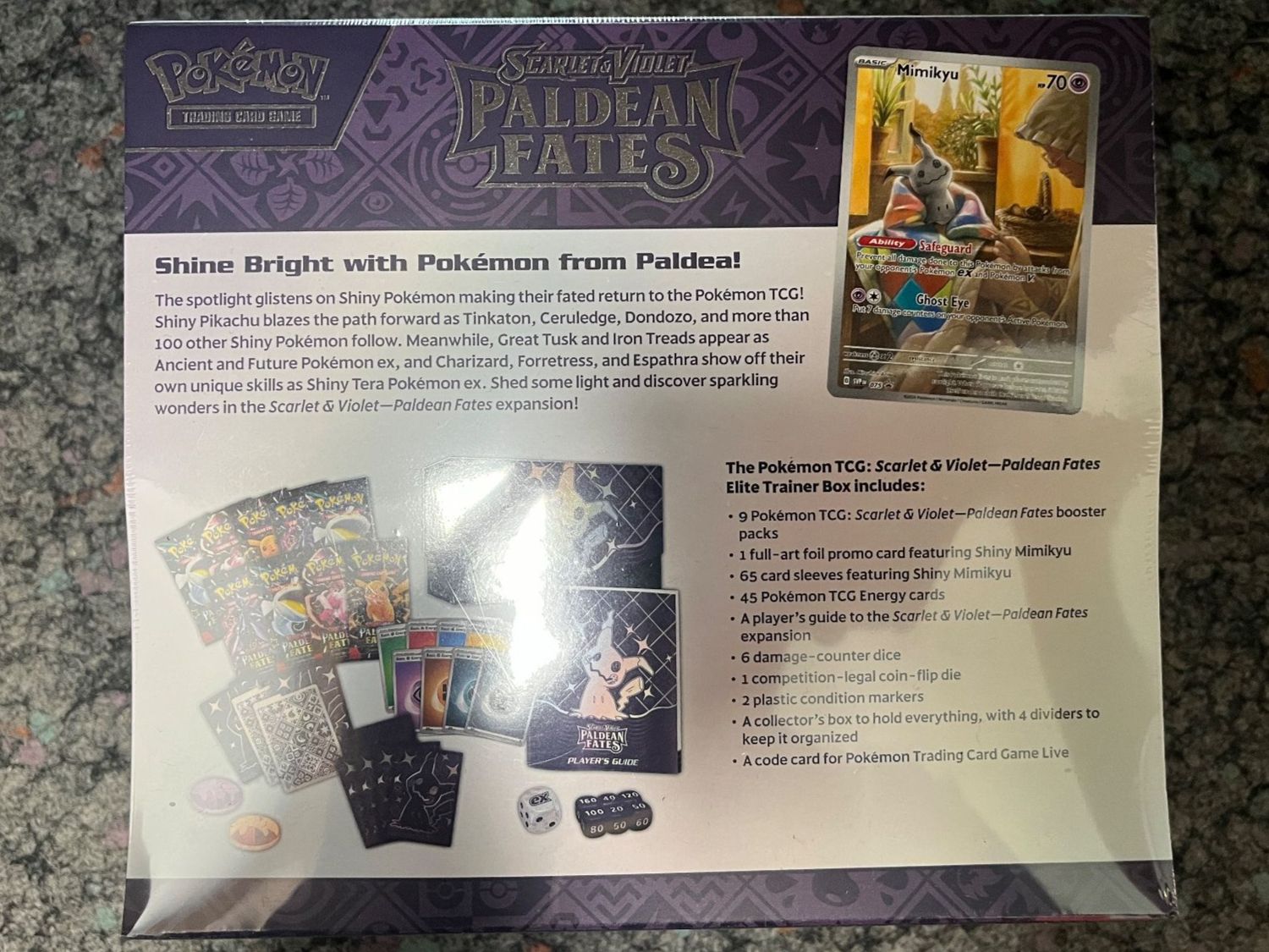 Pokémon Carte collezionabili: Paldean Fates Elite Trainer Box – Nuovo e nell'imballaggio originale da St. Niklaus VS venduto da tru_vj5x 1