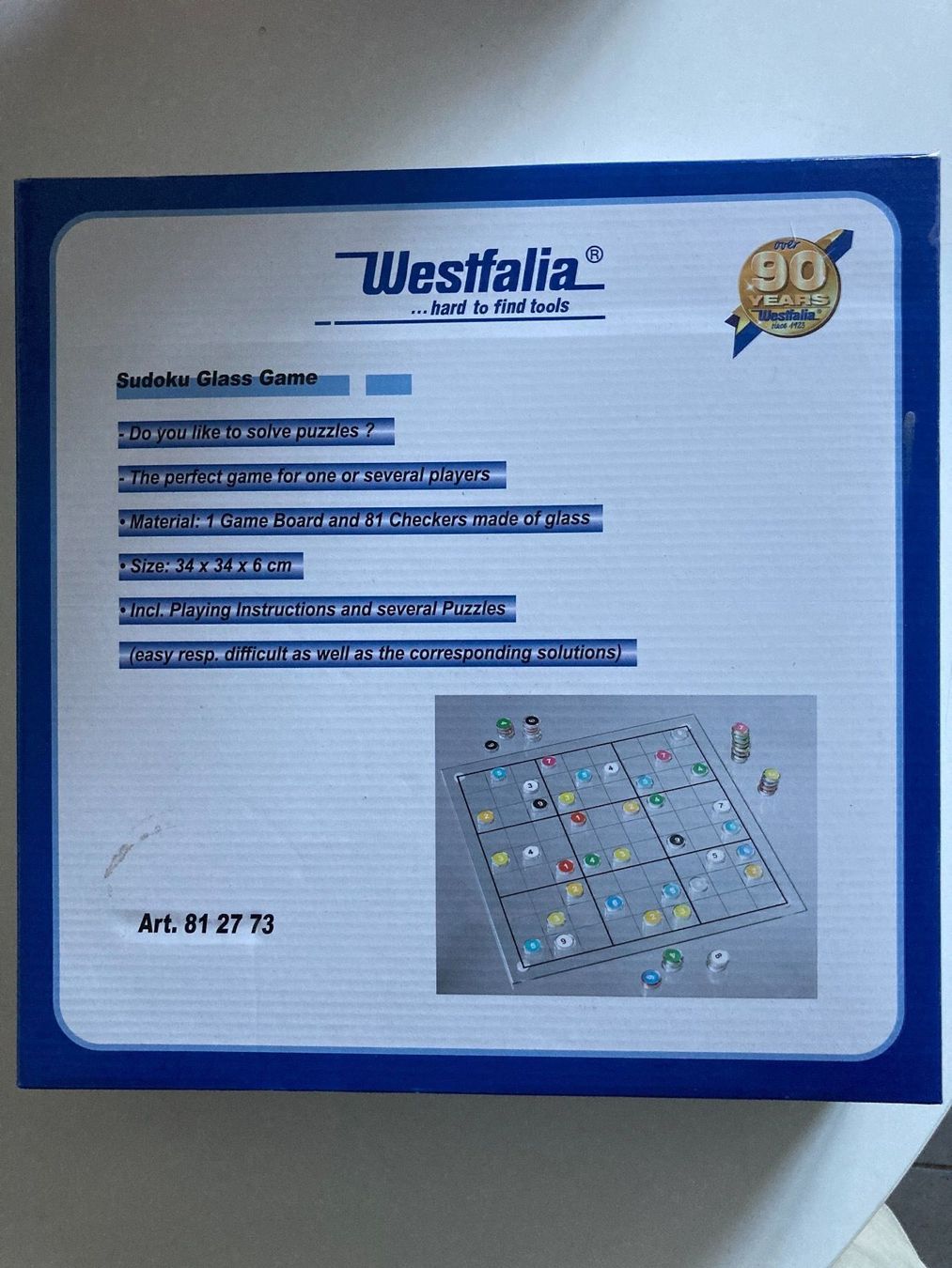 Giochi: Sudoku. Glasspiel – Usato da Zürich venduto da Chaeffeler