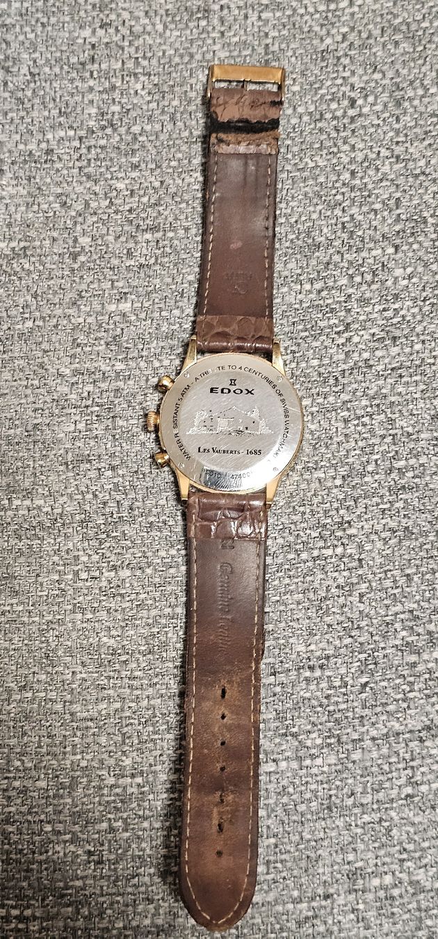 Edox Orologi: Edox Les Vauberts Big Date Chronograph – Usato da Genève venduto da Fresko01 4